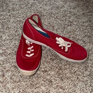 Keds Red Canvas Sneakers